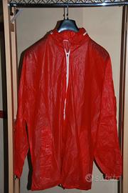 Giacca k-way adulto rossa