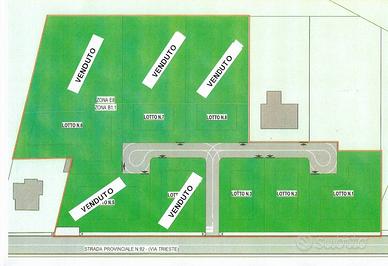 Terreno di 578 m² a Fiumicello Villa Vicentina