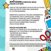 RIPETIZIONI (in presenza o online)