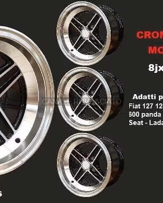 Cromodora TGA NERI 8X13 et0 4x98 Autobianchi FIAT