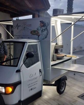 Streetfood Piaggio Ape 50 Box Pizza Van