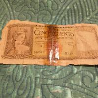 500 lire di carta 