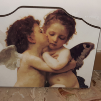 Quadro/ capezzale con angeli