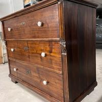 Cassettone in legno massello inizio 900