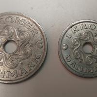 Coppia di monete danesi