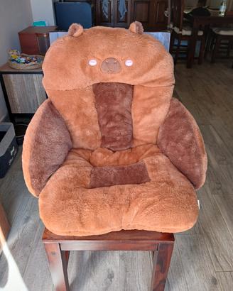 Cuscino da sedia o da sedile auto Capibara