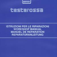 Ferrari testarossa manuale officina riparazione