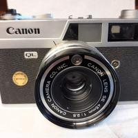 Canon QL macchina fotografica 45mm, analogica

