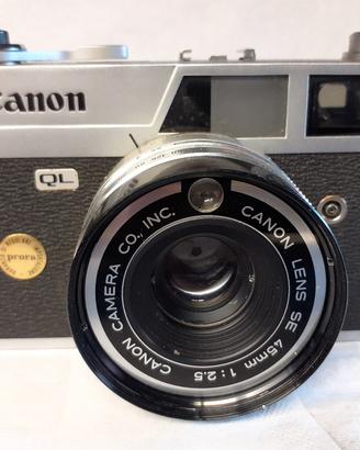 Canon QL macchina fotografica 45mm, analogica

