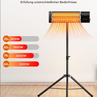 Riscaldatore ad infrarossi Maxoak