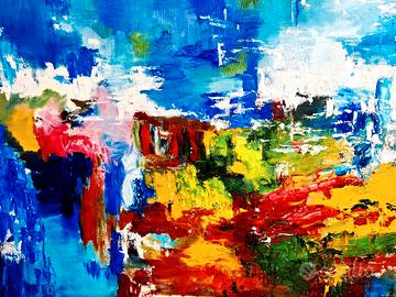 Dipinto originale 100x70 " Colors Crash " Marriot