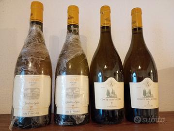 Lotto 4 vini Antinori Cervaro della Sala e 