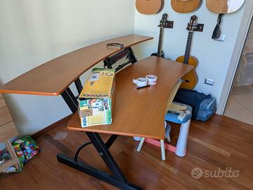 Scrivania desk home recording Quik Lok Z