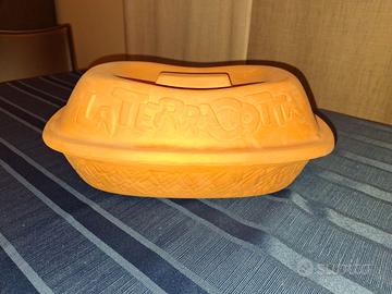 cocotte da forno in terracotta