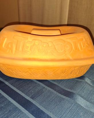 cocotte da forno in terracotta