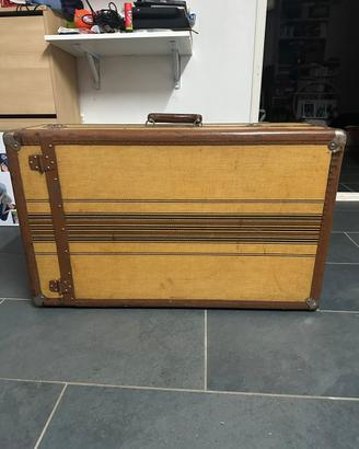 Valigia vintage baule armadio da viaggio