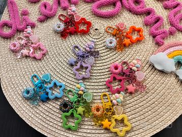 Portachiavi dolciumi colorati