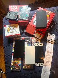 Switch 2 come nuova + fc26 + switch oled con giocw