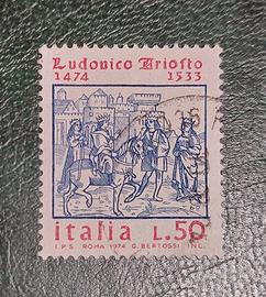 Francobollo 500 anni nascita Ludovico Ariosto