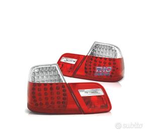 FANALI BMW E46 COUPE 03-07 LED ROSSO CROMATO LOOK 
