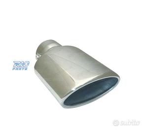 TERMINALE SCARICO TIPO CUPRA GRANDE IN ACCIAIO INO