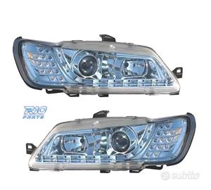 FARI PEUGEOT 306 97-01 LUCE DIURNA A LED FONDO CRO