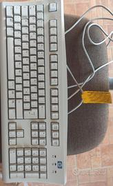 TASTIERA VINTAGE HP BIANCA nuova