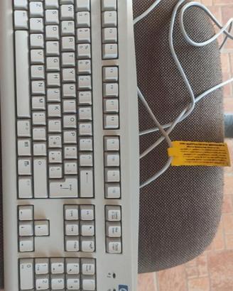 TASTIERA VINTAGE HP BIANCA nuova