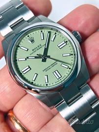 Rolex OP 41 pistacchio 134300 new 07/2026 new card