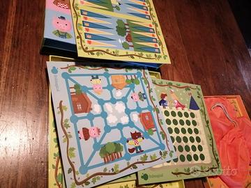 Giochi vari da tavola in cartone