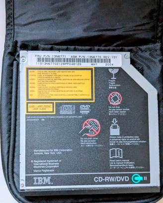 Lettore CD-RW DVD IBM ThinkPad Ultrabay UJDA755y