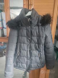 piumino giacca grigio