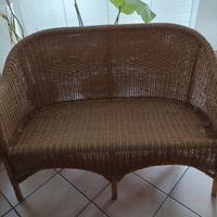 Divano in midollino