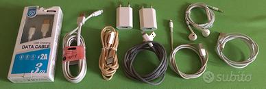 Lotto  cavetti cellulari ed iphone