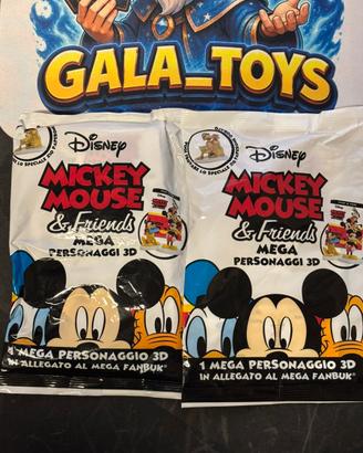 Lotto 2x Mickey Mouse e Friends personaggi 3D