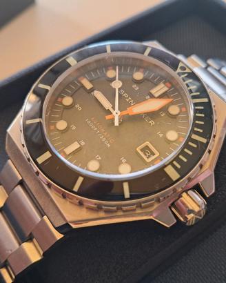 Spinnaker dumas diver auyomaco seiko nh 35 vintage