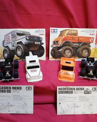 Tamiya 1/32 Mini 4WD Mercedes Classe G & Unimog