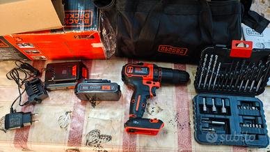 Kit Trapano con borsa e due batterie