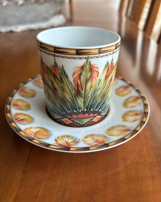 Hermès "Patchwork" Tasse Flamme Porcellana