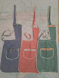 Tris Grembiuli Cucina Alberica – 100% Cotone