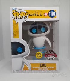 Funko POP Disney EVE 1116 Glows Dark Figure Wall E