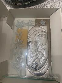 Quadro religioso in argento