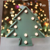 Albero  con 9 luci a led