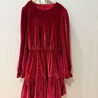 Vestito Liu-Jo in velluto rosso tg 8 anni