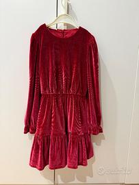Vestito Liu-Jo in velluto rosso tg 8 anni