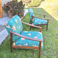 Coppia di poltrone vintage anni '60