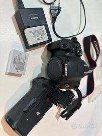 Canon EOS 700D full spectrum doppia batteria