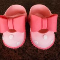 Scarpine in pasta di zucchero 