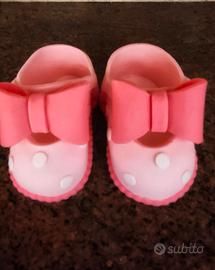 Scarpine in pasta di zucchero 