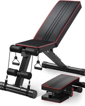 Yoleo Adjustable Folding Weight Bench for Full Bod